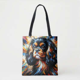 Cavalier King Charles Spaniel Hond Acryl Print Tote Bag