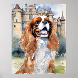 Cavalier King Charles Spaniel - Hond Art Print