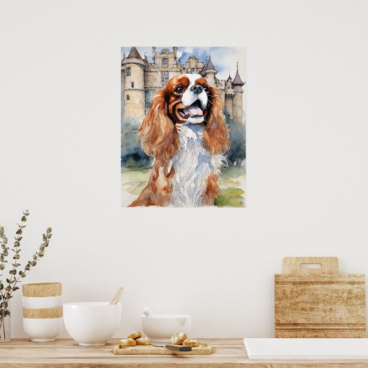 Cavalier King Charles Spaniel - Hond Art Print (Keuken)
