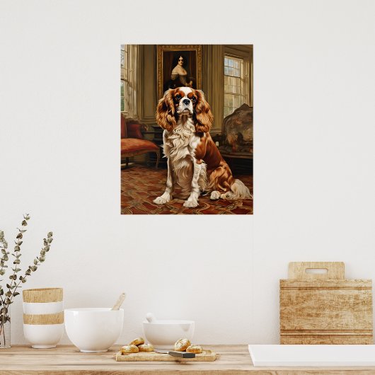 Cavalier King Charles Spaniel - Hond Art Print (Keuken)