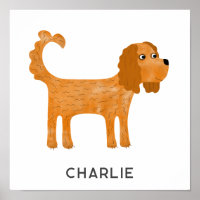 Cavalier King Charles Spaniel Hond Gepersonaliseer