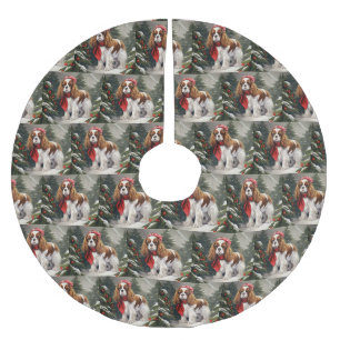Cavalier King Charles Spaniel Hond Kerstmis Kerstboom Rok