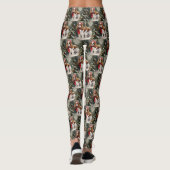 Cavalier King Charles Spaniel Hond Kerstmis Leggings (Achterkant)