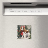 Cavalier King Charles Spaniel Hond Kerstmis Magneet (Insitu (Vaatwasser))