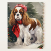 Cavalier King Charles Spaniel Hond Kerstmis Planner (Achterkant)