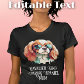 Cavalier King Charles Spaniel Hond Mam Zonnebril T-shirt