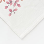 Cavalier King Charles Spaniel Hond Mom Floral Fleece Deken (Hoek)