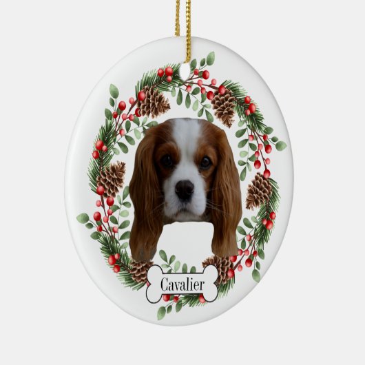Cavalier King Charles Spaniel hond ornament (Rechts)