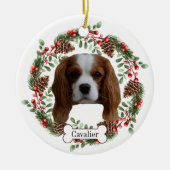 Cavalier King Charles Spaniel hond ornament (Voorkant)