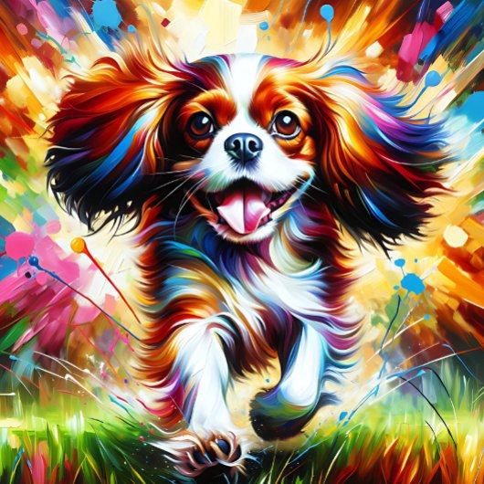 Cavalier King Charles Spaniel Hond Portret Acryl Legpuzzel
