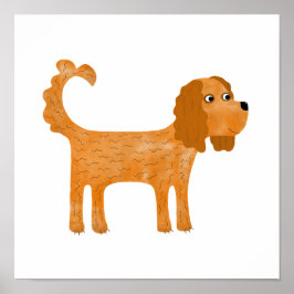 Cavalier King Charles Spaniel hond Poster