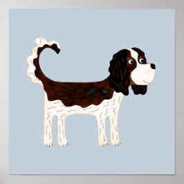 Cavalier King Charles Spaniel hond Poster
