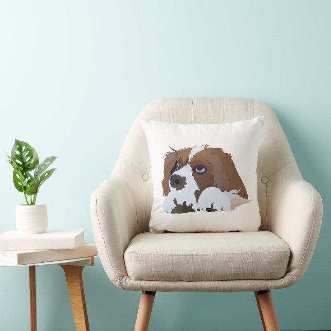 Cavalier King Charles Spaniel hond Puppy Kussen (Stoel)