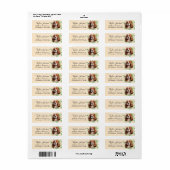 Cavalier King Charles Spaniel-hond retouradres Etiket (Full Sheet)