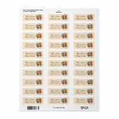 Cavalier King Charles Spaniel-hond retouradres Etiket (Full Sheet)
