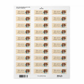 Cavalier King Charles Spaniel-hond retouradres Etiket (Full Sheet)