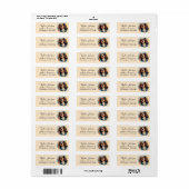 Cavalier King Charles Spaniel-hond retouradres Etiket (Full Sheet)