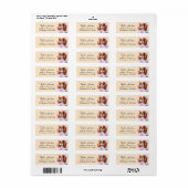 Cavalier King Charles Spaniel-hond retouradres Etiket (Full Sheet)