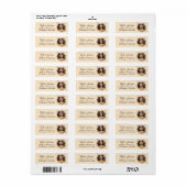 Cavalier King Charles Spaniel-hond retouradres Etiket (Full Sheet)