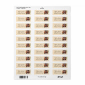 Cavalier King Charles Spaniel-hond retouradres Etiket (Full Sheet)