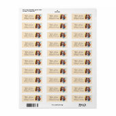 Cavalier King Charles Spaniel-hond retouradres Etiket (Full Sheet)