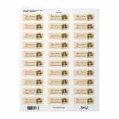 Cavalier King Charles Spaniel-hond retouradres Etiket (Full Sheet)
