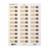 Cavalier King Charles Spaniel-hond retouradres Etiket (Full Sheet)