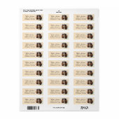 Cavalier King Charles Spaniel-hond retouradres Etiket (Full Sheet)
