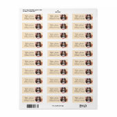 Cavalier King Charles Spaniel-hond retouradres Etiket (Full Sheet)
