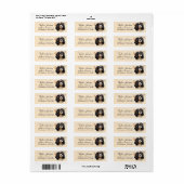 Cavalier King Charles Spaniel-hond retouradres Etiket (Full Sheet)