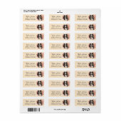 Cavalier King Charles Spaniel-hond retouradres Etiket (Full Sheet)