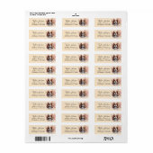 Cavalier King Charles Spaniel-hond retouradres Etiket (Full Sheet)