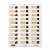 Cavalier King Charles Spaniel-hond retouradres Etiket (Full Sheet)