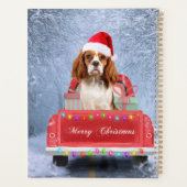Cavalier King Charles Spaniel hond Sneeuw kerst Planner (Achterkant)