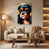 Cavalier King Charles Spaniel Honden Acrylprint Canvas Afdruk