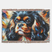 Cavalier King Charles Spaniel Honden Acrylprint Deken (Voorkant)