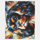 Cavalier King Charles Spaniel Honden Acrylprint Fleece Deken (Voorkant)