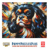 Cavalier King Charles Spaniel Honden Acrylprint Legpuzzel