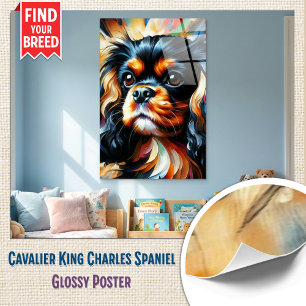Cavalier King Charles Spaniel Honden Acrylprint Perfect Poster