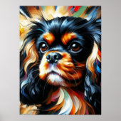 Cavalier King Charles Spaniel Honden Acrylprint Poster (Voorkant)