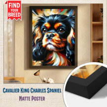 Cavalier King Charles Spaniel Honden Acrylprint