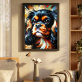 Cavalier King Charles Spaniel Honden Acrylprint Poster