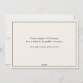 Cavalier King Charles Spaniel Honden Kerstmis Feestdagenkaart (Achterkant)