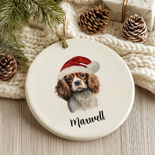 Cavalier King Charles Spaniel Honden Persoonlijk Keramisch Ornament