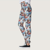 Cavalier King Charles Spaniel Honden slee Christma Leggings (Links)