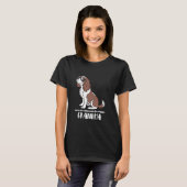 Cavalier King Charles Spaniel-hondeneigenares oma T-shirt (Voorkant volledig)