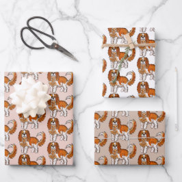 Cavalier King Charles Spaniel Hondenliefhebbers Inpakpapier Vel