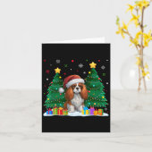 Cavalier King Charles Spaniel Hondenliefhebbers Ke Kaart (Gele Bloem)