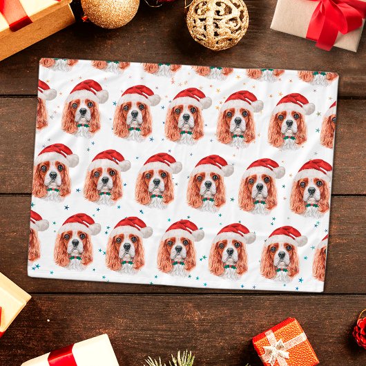 Cavalier King Charles Spaniel hondenras Kerstmis Fleece Deken
