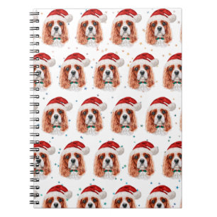 Cavalier King Charles Spaniel hondenras Kerstmis Notitieboek